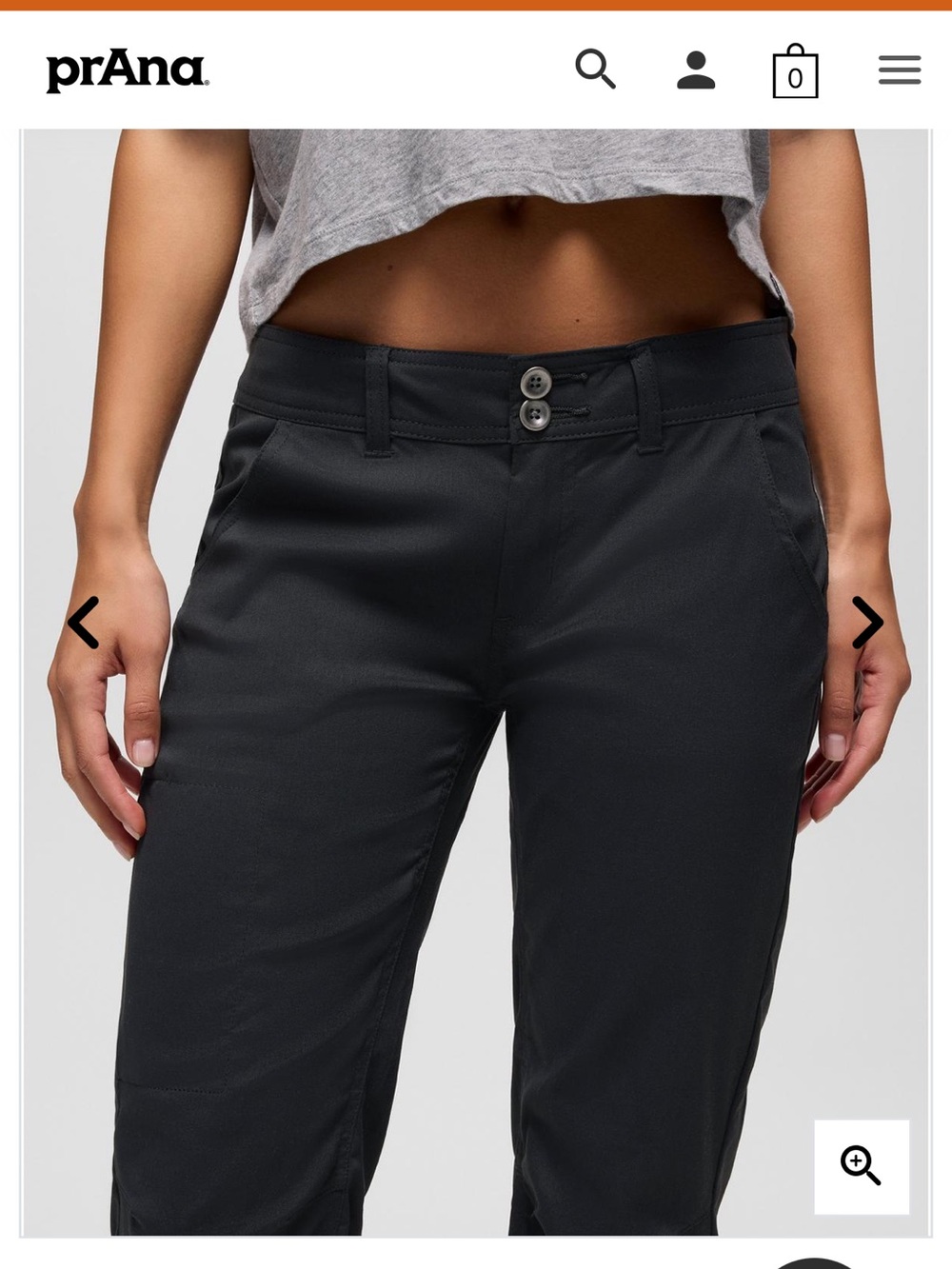Prana Women's navy blue  Straight Leg Utility Pants